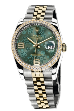Rolex OYSTER PERPETUAL 116243-63603 Floral Pattern Dial(11624363603FloralPatternDial) <em>watch</em>