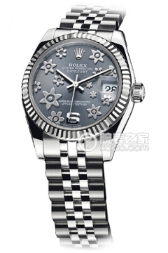 Rolex DATEJUST 178274-63160 Dial Stamped with White Rhodium Floral Pattern(17827463160DialStampedwithWhiteRhodiumFloralPattern) <em>watch</em>