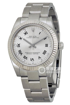 Rolex OYSTER PERPETUAL 177234 Silver with Diamonds(177234SilverwithDiamonds) <em>watch</em>