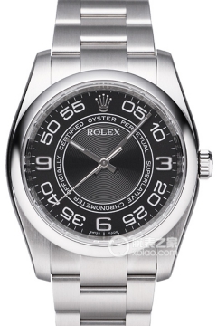 Rolex OYSTER PERPETUAL 116000 Black Dial with White Inner Ring(116000BlackDialwithWhiteInnerRing) <em>watch</em>