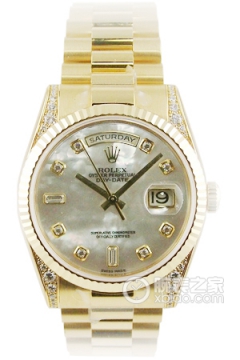 Rolex DAY-DATE 118338-83208 Silver-Gray Dial(11833883208SilverGrayDial) <em>watch</em>