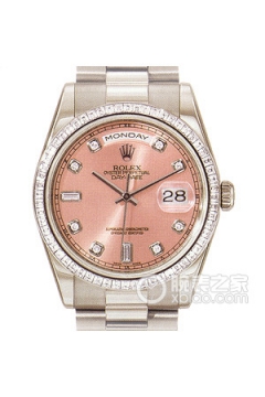Rolex DAY-DATE 118399 Bril-83209 Pink Dial(118399Bril83209PinkDial) <em>watch</em>