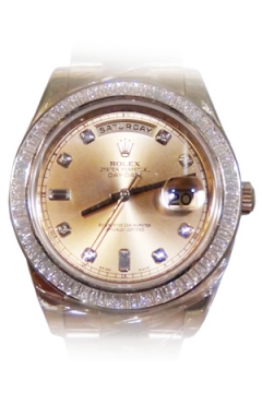 Rolex DAY-DATE 218398-83218 Hour Markers with Diamonds(21839883218HourMarkerswithDiamonds) <em>watch</em>