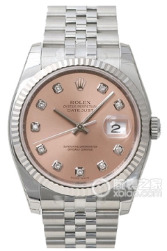 Rolex DATEJUST 116234-63600 Pink Dial with 10 Diamonds(11623463600PinkDialwith10Diamonds) <em>watch</em>