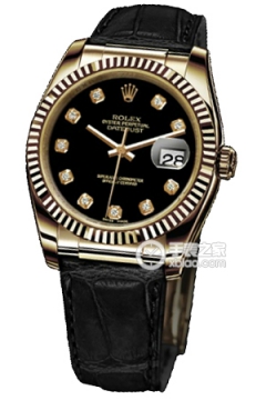 Rolex DATEJUST 116138 Black Dialwith Diamonds(116138BlackDialwithDiamonds) <em>watch</em>