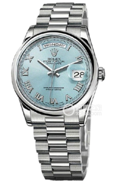 Rolex DAY-DATE 118206 Ice Blue Dial with Roman Numerals(118206IceBlueDialwithRomanNumerals) <em>watch</em>