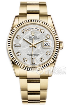 Rolex DAY-DATE 118238陨石盘镶钻(118238陨石盘镶钻) <em>watch</em>