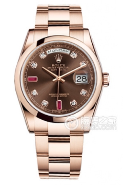 Rolex DAY-DATE 118205F Chocolate Dial with Diamonds(118205FChocolateDialwithDiamonds) <em>watch</em>