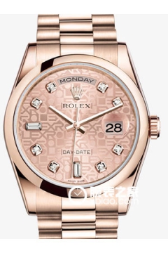 Rolex DAY-DATE 118205F Pink Dial with Diamonds(118205FPinkDialwithDiamonds) <em>watch</em>