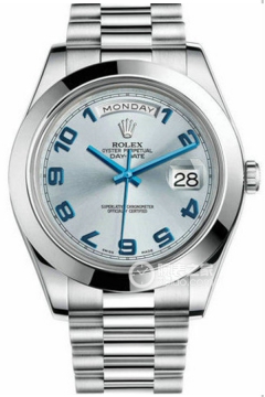 Rolex DAY-DATE 218206-83216 Ice Blue Dial with Numerals(21820683216IceBlueDialwithNumerals) <em>watch</em>