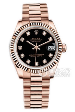 Rolex LADY-DATEJUST 178275-83165 GBlack Dial(17827583165GBlackDial) <em>watch</em>