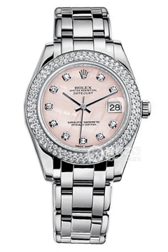 Rolex LADY-DATEJUST 81339 Pink Mother of Pearl Dial with Diamonds(81339PinkMotherofPearlDialwithDiamonds) <em>watch</em>