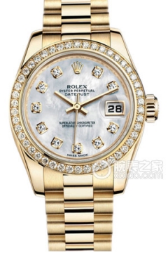 Rolex LADY-DATEJUST 179138-83138 White Mother of Pearl Dial with Diamonds(17913883138WhiteMotherofPearlDialwithDiamonds) <em>watch</em>