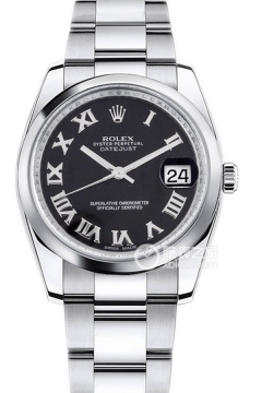 Rolex LADY-DATEJUST 178240-72160 Black Dial with Roman Numerals(17824072160BlackDialwithRomanNumerals) <em>watch</em>
