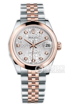 Rolex LADY-DATEJUST 178241 Silver Dial with Commemorative Pattern and Diamonds(178241SilverDialwithCommemorativePatternandDiamonds) <em>watch</em>
