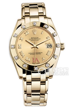 Rolex PEARLMASTER 81318 Champagne VI Dial with Diamonds(81318ChampagneVIDialwithDiamonds) <em>watch</em>
