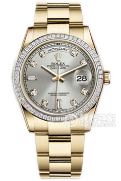 Rolex DAY-DATE 118398BRSilver Dialwith Diamonds(118398BRSilverDialwithDiamonds) <em>watch</em>