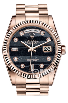 Rolex DAY-DATE 118235 Iron Ore with Diamonds(118235IronOrewithDiamonds) <em>watch</em>
