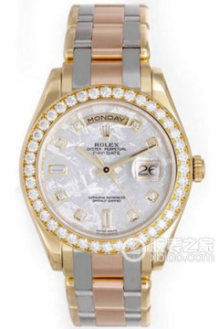 Rolex DAY-DATE 18948-72748 Tri-color Gold Meteorite Dial(1894872748TricolorGoldMeteoriteDial) <em>watch</em>
