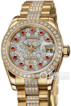 Rolex LADY-DATEJUST 179138-84138 XR11 Full Diamond Ruby(17913884138XR11FullDiamondRuby) <em>watch</em>