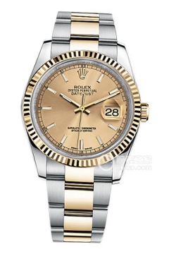 Rolex DATEJUST 116233-0172 Gold Dial with Oyster Bracelet(1162330172GoldDialwithOysterBracelet) <em>watch</em>