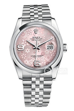 Rolex DATEJUST 116200-63600 Pink Floral Pattern Dial(11620063600PinkFloralPatternDial) <em>watch</em>