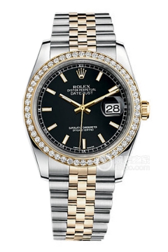 Rolex DATEJUST 116243-0048 Black Dial with Diamond Bezel and Commemorative Bracelet(1162430048BlackDialwithDiamondBezelandCommemorativeBracelet) <em>watch</em>