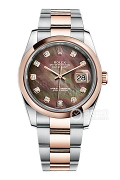 Rolex DATEJUST 116201-72601 Black Mother of Pearl Dial with Diamonds(11620172601BlackMotherofPearlDialwithDiamonds) <em>watch</em>