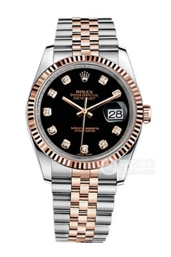 Rolex DATEJUST 116231 Black Dial with Diamonds and Commemorative Bracelet(116231BlackDialwithDiamondsandCommemorativeBracelet) <em>watch</em>