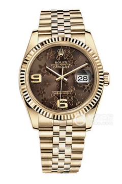 Rolex DATEJUST 116238 Bronze Floral Pattern(116238BronzeFloralPattern) <em>watch</em>