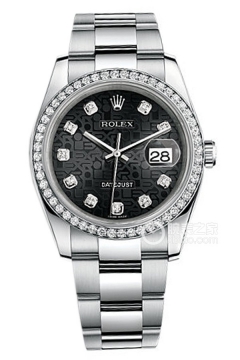 Rolex DATEJUST 116244 Black Commemorative Pattern Dial with Oyster Bracelet(116244BlackCommemorativePatternDialwithOysterBracelet) <em>watch</em>