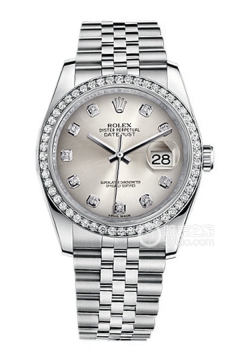 Rolex DATEJUST 116244 Gray Dial with Diamonds(116244GrayDialwithDiamonds) <em>watch</em>