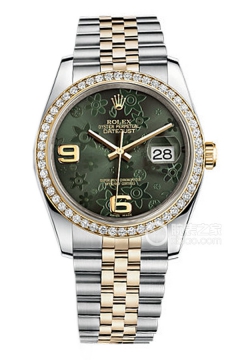 Rolex DATEJUST 116243 Green Floral Pattern Dial with Commemorative Bracelet(116243GreenFloralPatternDialwithCommemorativeBracelet) <em>watch</em>