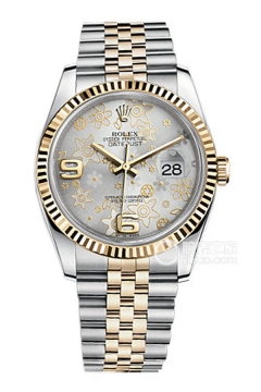 Rolex DATEJUST 116233 Silver Floral Pattern Dial with Commemorative Bracelet(116233SilverFloralPatternDialwithCommemorativeBracelet) <em>watch</em>