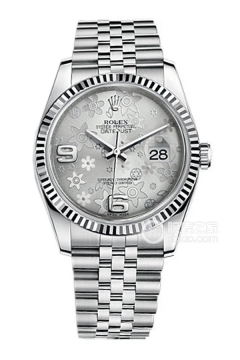 Rolex DATEJUST 116234 Silver Floral Dial(116234SilverFloralDial) <em>watch</em>