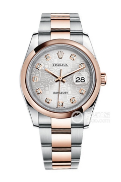 Rolex DATEJUST 116201-72601 Silver Commemorative Pattern Dial with Diamonds(11620172601SilverCommemorativePatternDialwithDiamonds) <em>watch</em>
