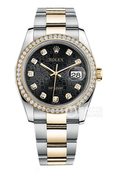 Rolex DATEJUST 116243 Black Commemorative Pattern with Diamonds(116243BlackCommemorativePatternwithDiamonds) <em>watch</em>