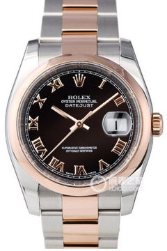 Rolex DATEJUST 116201-72601 Black Dial with Roman Numerals(11620172601BlackDialwithRomanNumerals) <em>watch</em>