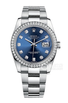 Rolex DATEJUST 116244 Blue Dial with Diamonds and Oyster Bracelet(116244BlueDialwithDiamondsandOysterBracelet) <em>watch</em>