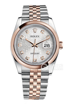 Rolex DATEJUST 116201银纪念花纹盘镶钻(116201银纪念花纹盘镶钻) <em>watch</em>