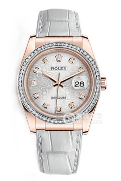 Rolex DATEJUST 116185银花盘镶钻(116185银花盘镶钻) <em>watch</em>