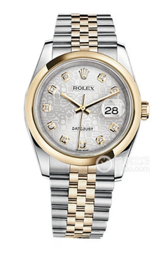 Rolex DATEJUST 116203银盘纪念花纹镶钻(116203银盘纪念花纹镶钻) <em>watch</em>