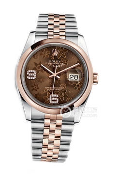 Rolex DATEJUST 116201巧克力盘镶钻(116201巧克力盘镶钻) <em>watch</em>