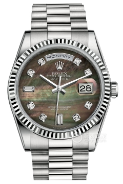 Rolex DAY-DATE 118239 Black Mother of Pearl Dial with Diamonds(118239BlackMotherofPearlDialwithDiamonds) <em>watch</em>