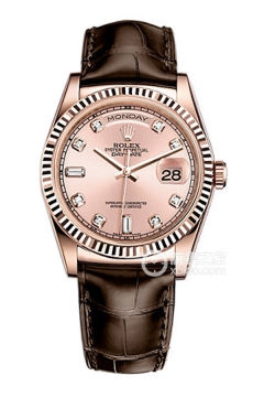 Rolex DAY-DATE 118135 Pink Dial with Diamonds(118135PinkDialwithDiamonds) <em>watch</em>