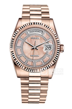 Rolex DAY-DATE 118235 Pink Mother of Pearl with Diamonds(118235PinkMotherofPearlwithDiamonds) <em>watch</em>