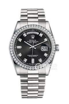 Rolex DAY-DATE 118346 Black Dial(118346BlackDial) <em>watch</em>