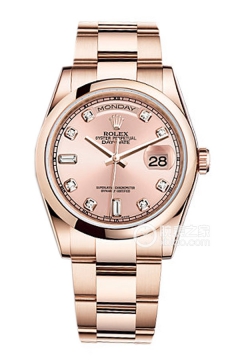 Rolex DAY-DATE 118205(Pink Dial with Diamonds)(118205PinkDialwithDiamonds) <em>watch</em>
