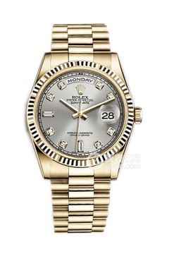 Rolex DAY-DATE 118238Silver Dialwith Diamonds(118238SilverDialwithDiamonds) <em>watch</em>