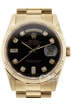 Rolex DAY-DATE 118238Black Dialwith Diamonds(118238BlackDialwithDiamonds) <em>watch</em>